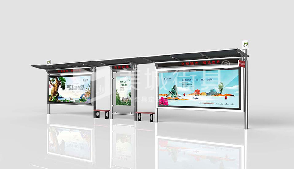 公交候車(chē)亭 公交候車(chē)亭